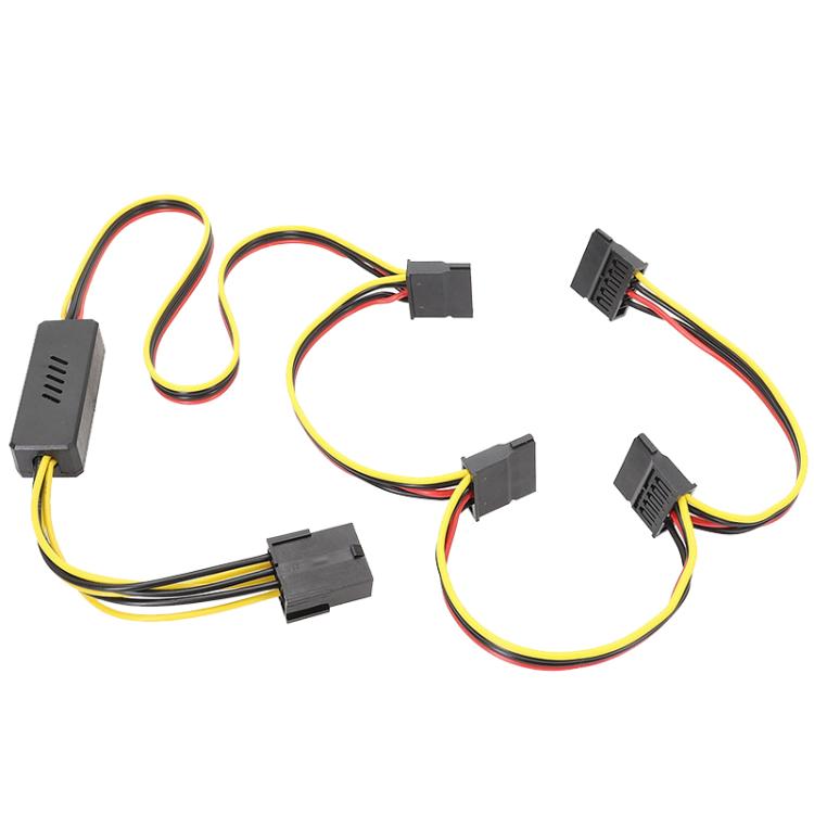 Disk Driver Cable Graphics Card 8P To Big 4P 1 To 4 Graphics Card To Hard Disk Drive ...