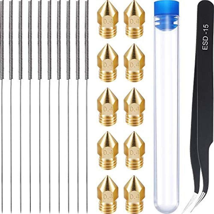 

22 In 1 3D Printer Nozzle Cleaning Kit MK8 Nozzle 0.4mm Stainless Steel Cleaning Needle