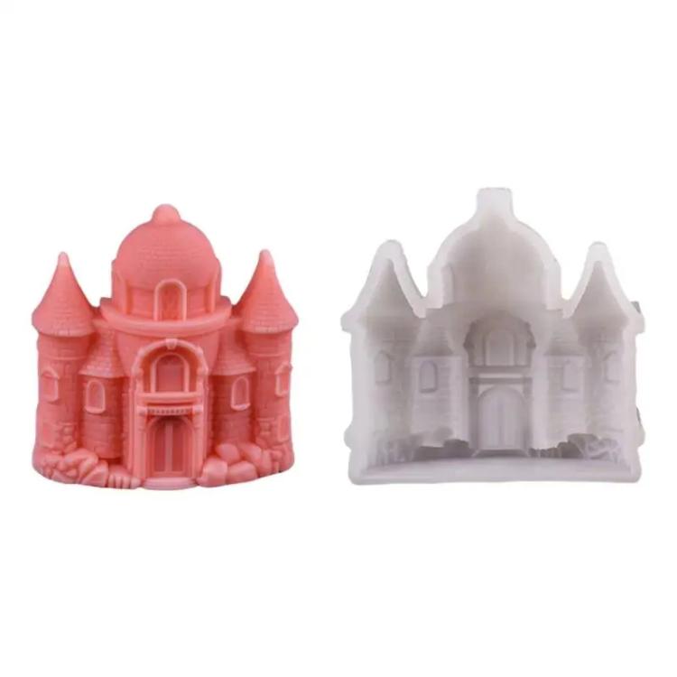 

Castle Scented Candle Silicone Mold, Spec: A ZL-952