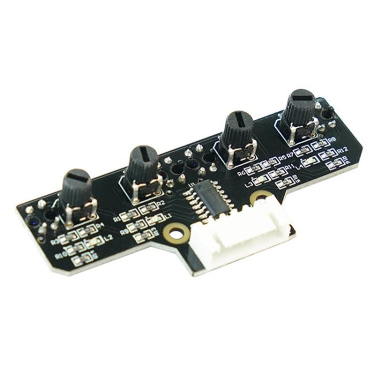 

Yahboom 4 Channel Infrared Tracking Sensor Module For Smart Car Robot, Spec: Module