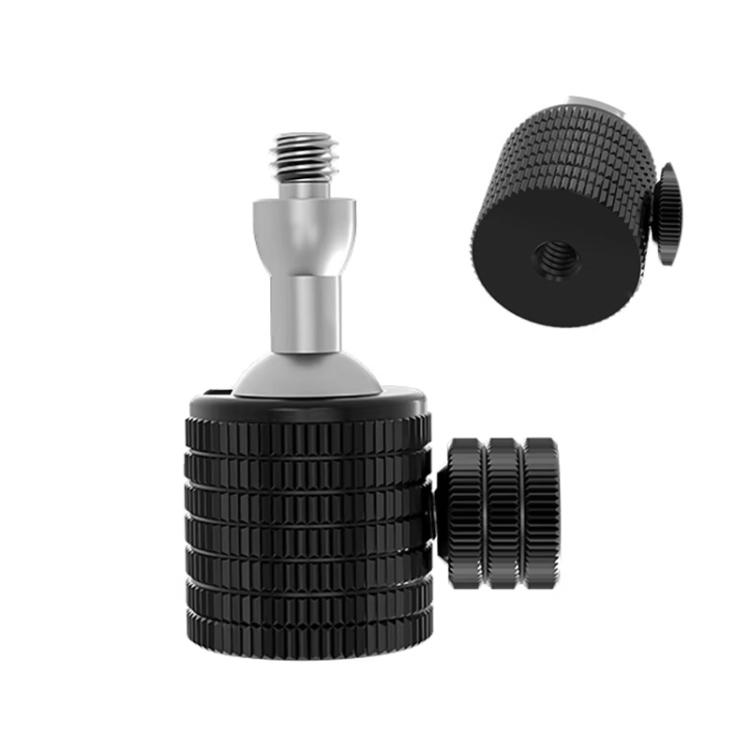 

Q1 1/4 Female To 1/4 Male Universal Mini Ball Head Adapter Mount Aluminium Alloy Mobile Phone Camera Tripod Accessories