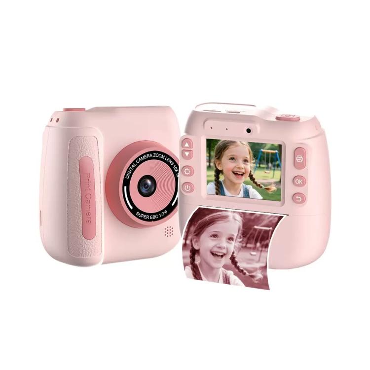 

Children Instant Print Digital Camera Dual Front Rear Cameras HD Mini Camera(Pink)