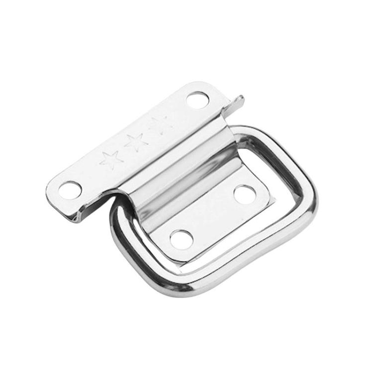 

50mm 304 Stainless Steel Folding Pull Handle For Cabine Kitchen Drawer Door Toolbox
