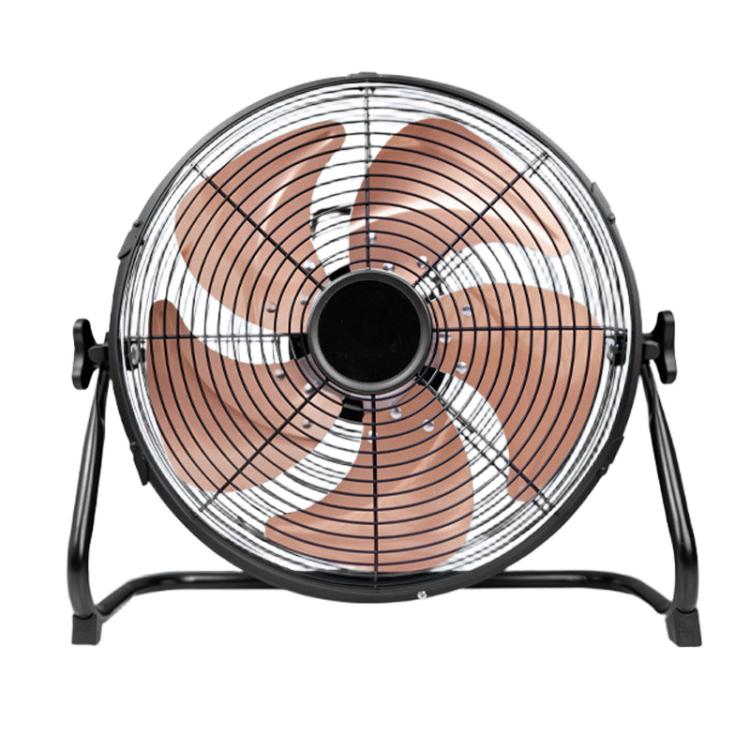 

12 inch 4 Gears 5 Blades Powerful High Power Floor Fan Industrial Electric Fan, CN Plug