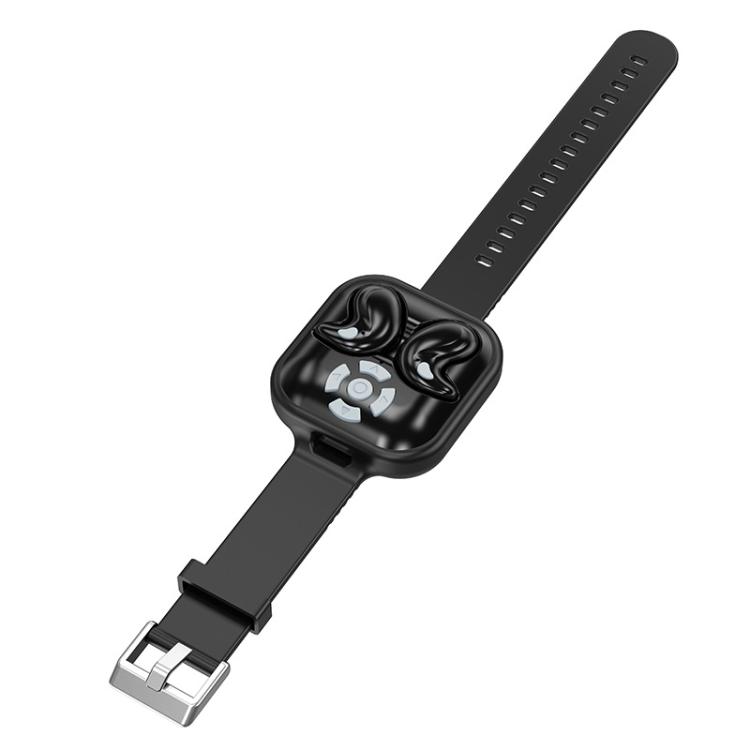 

Bluetooth Sleep Earphones Video Like Remote Control E-book Page Turner(Black)