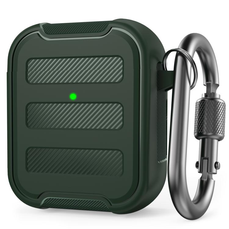 

For AirPods 1 / 2 AhaStyle PT115-A TPU Split Case(Green)