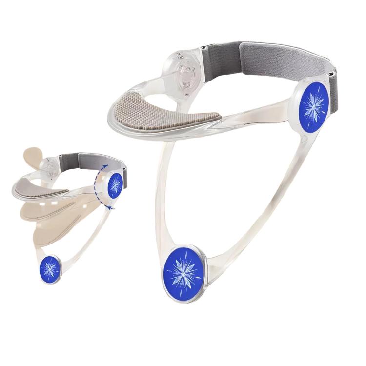

Adjustable Neck Brace Posture Corrector Stretcher Spine Protector Pain Relief for Adults & Students(Transparent)