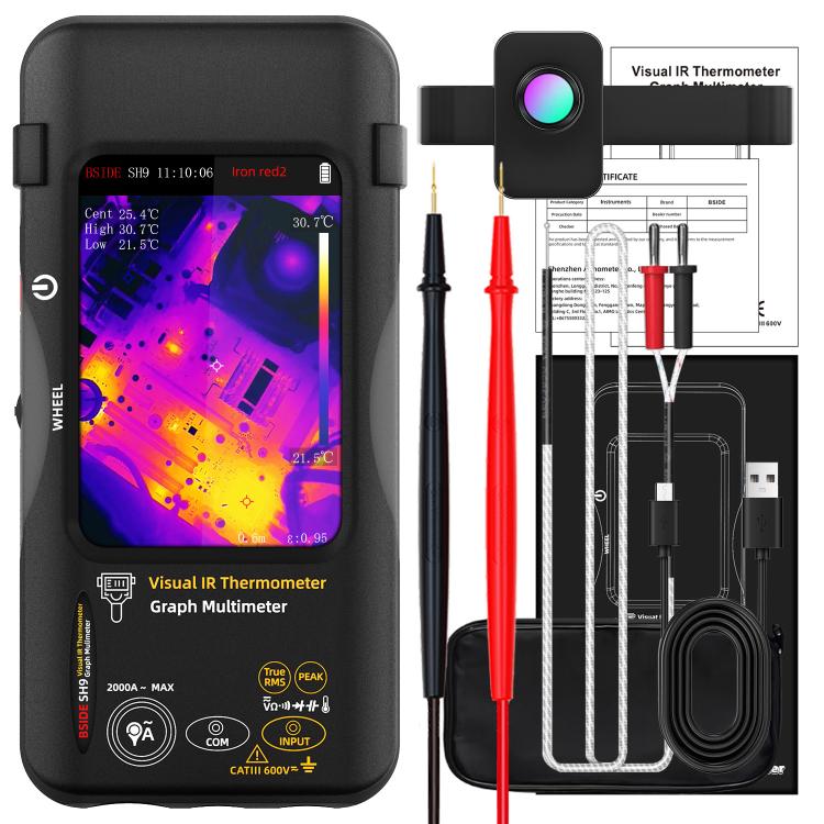 Standard+Macro Lens+Flexible Coil BSIDE SH9 Infrared Thermal Imaging ...