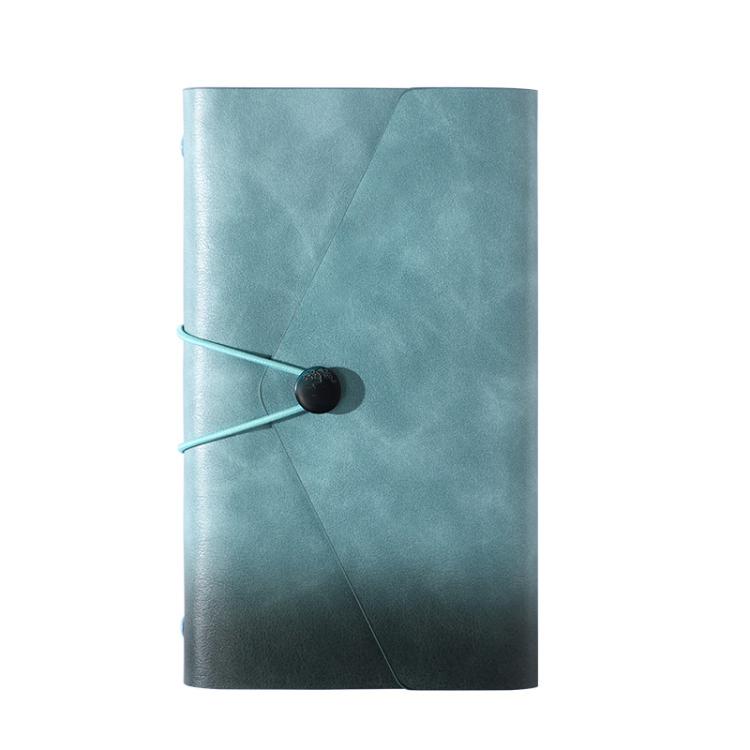 

A6 Traveler Notebook Refillable Journal Vintage PU Leather 160 Pages Pocket Diary For Bullet Journaling & Travel(Lake Blue)