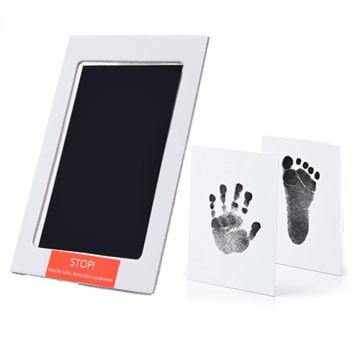 

Non-Toxic Baby Handprint Footprint Imprint Souvenirs Infant Clay Toy Gifts(Black)