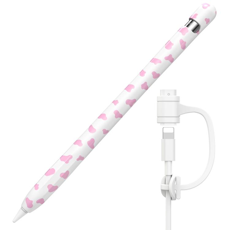 

For Apple Pencil 1 AhaStyle PT93CW Silicone Protective Case(Pink)