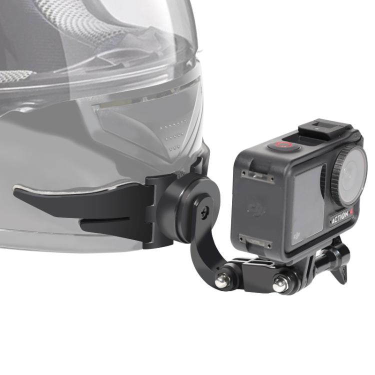 Rotatable Gopro Mount 360-degree Rotatable Helmet Chin Mount for GoPro HERO/Insta360/DJI Osmo ...