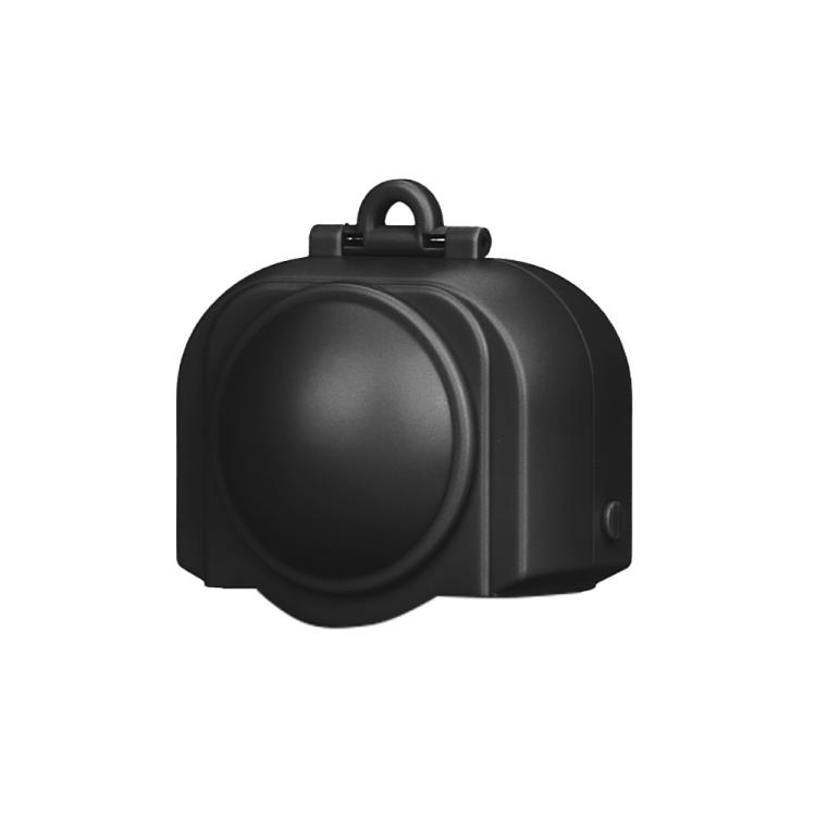 

For Insta360 X5 Camera Flymile Lens Protective Cover Dustproof & Scratch-Resistant Anti-Fall Protector Cap(Black)