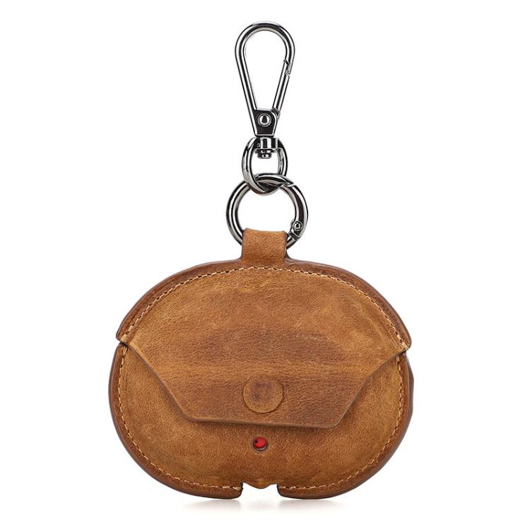 

For Beats Studio Buds CONTACTS FAMILY CF1136A Leather Portable Bluetooth Earphone Protective Case(Brown)