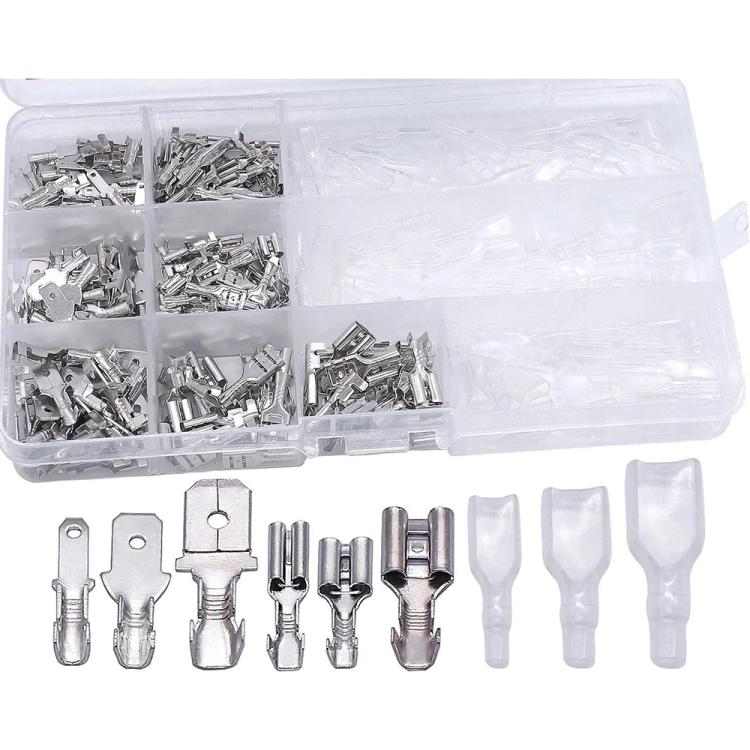 360pcs /Set Cold Press Terminal Block Spring Insert and Cover Set, Specification: Copper