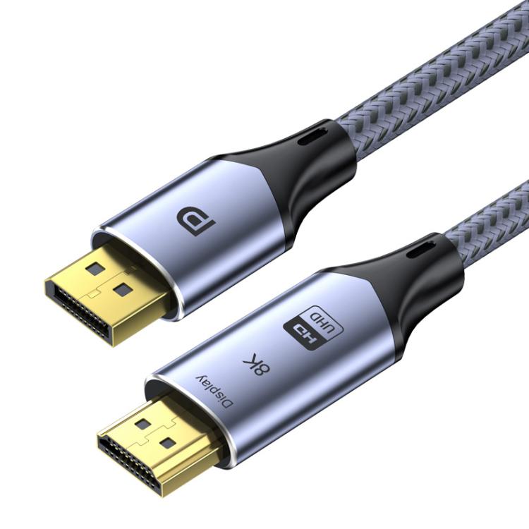

1m DP To HDMI 8K 60HZ HD Conversion Cable TV Computer Connection Conversion Monitor Projection Cable