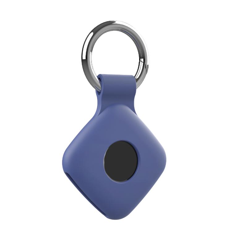 

For Tile Mate / Mate Pro Anti-Loss Device Silicone Protective Case With Keyring Location Tracking Shell(Blue)