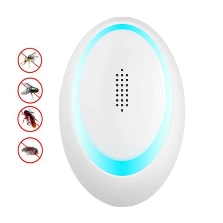 

Ultrasonic Mouse Insect Repeller Home Mosquito Repellent Light EU Plug(White)