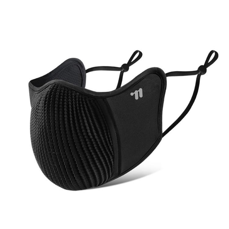 WEST BIKING Ice-Silk Cycling Mask Windproof Dustproof Breathable Sports Running Sun Protection Face Cover One Size(Black)