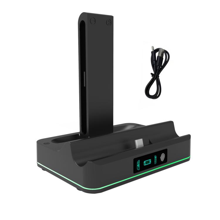 

For Nintendo Switch 2 & Joy-Con Controllers KJH Charging Dock With Ambient Lighting(White)