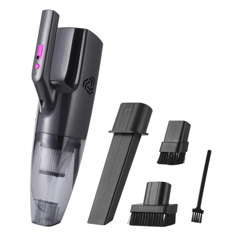 

Small Powerful Handheld Vacuum Cleaner For Car And Desktop Use, Specification: 7500PA Brushed(Black)
