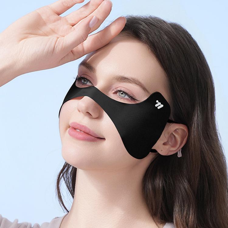 

WEST BIKING Outdoor Sun Protection Face Mask Eye Protecting Ice Silk Seamless Butterfly Mask, Size: One Size(Black)