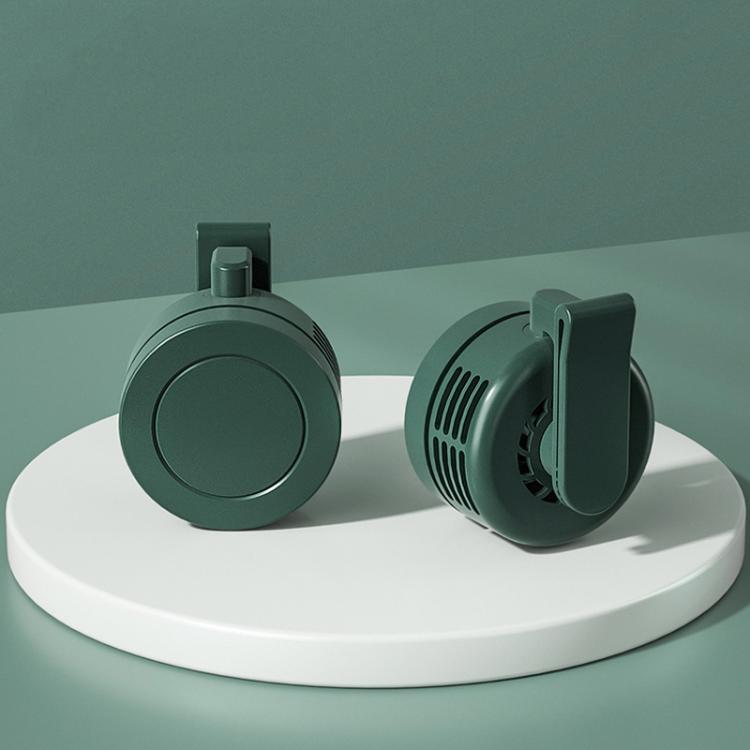 

F10 3 Speed Clip-On Quiet Fan USB Mini Desktop Handheld Fan(Green)