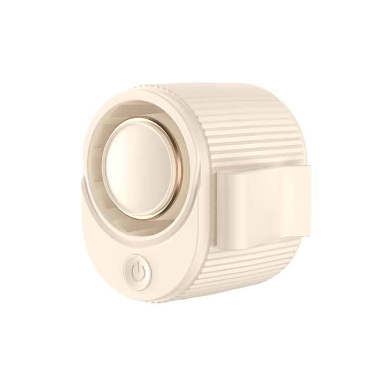 

High-speed Waist-mounted Fan Outdoor Clip-on USB Mini Fan(Beige)