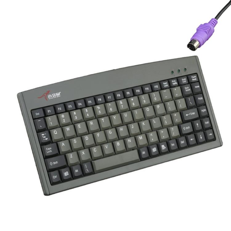 

Little Kangaroo DS-3000 88 Key Wired Keyboard With Magnetic Ring Laptop Industrial Office Keyboard, Spec: PS2
