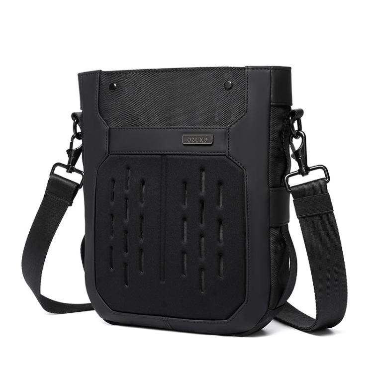 

OZUKO Men Waterproof Commuting Crossbody Shoulder Bag(Black)