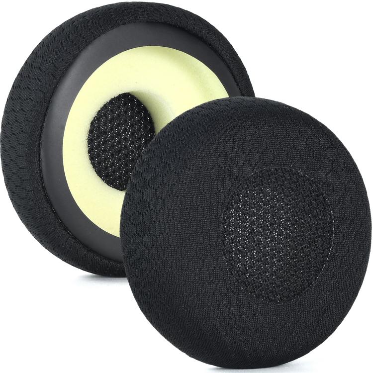 

1pair Replacement Earpads for Jabra Evolve 20 20SE 30 30 II 40 65 65t Breathable Ear Cushions(Black)