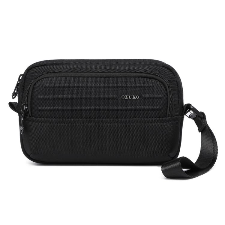 

OZUKO Multifunctional Travel Storage Small Shoulder Bag(Black)