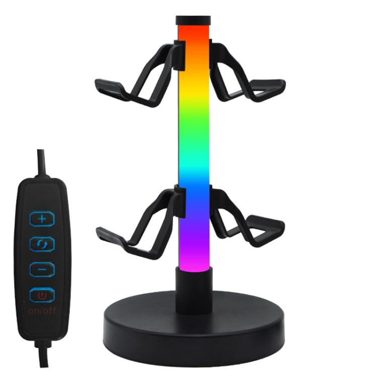 

KBB-81 RGB Gaming Controller Headphone Stand Ambient Light Stand, Style: Wired Control