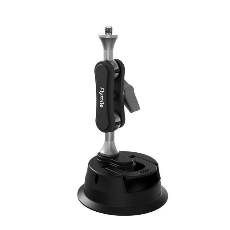 

Flymile Universal Car Suction Cup Mount for Action Cameras 360-degree Rotatable, Washable and Reusable Dashboard Windshield Holder, Spec: Only Mount