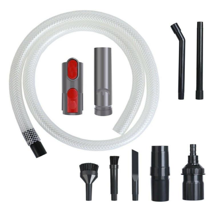 

10-in-1 Attachment Set for Dyson V6/V7/V8/V10/V11 Vacuum Cleaners for Crevices, Keyboards, Electronics, and Air Vents(Red Button)