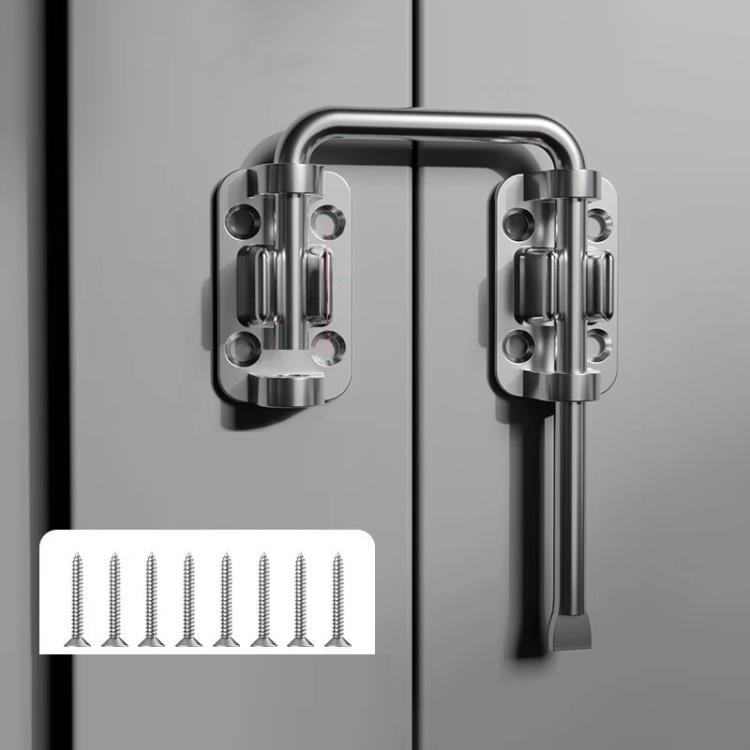 

Thickened Anti-Theft Surface-Mount Interior Latch For Doors And Windows, Specification: Steel Screw-mounted