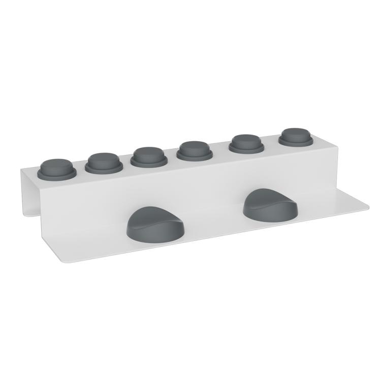 

For Dyson Airwrap Attachment Storage Stand All-in-One Desktop Organizer Holds 6 Nozzles(White)