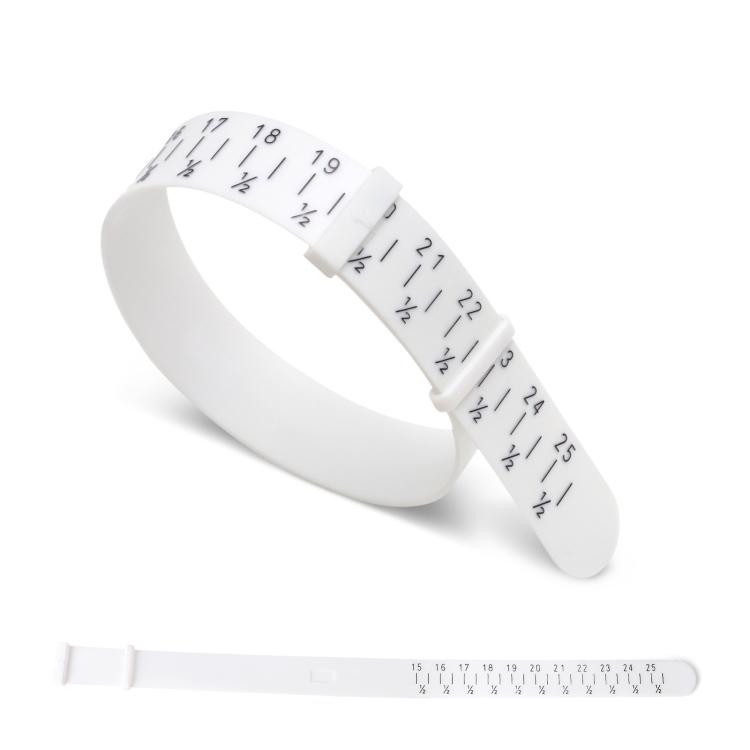 

Bracelet Wrist Size Measuring Belt, Color: White CN 15-25 cm