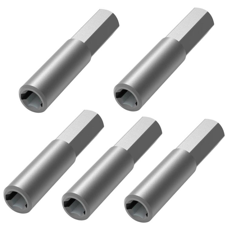

5pcs 6.35mm To 4mm Multi-Function Bit Adapter Screwdriver Bit Accessories