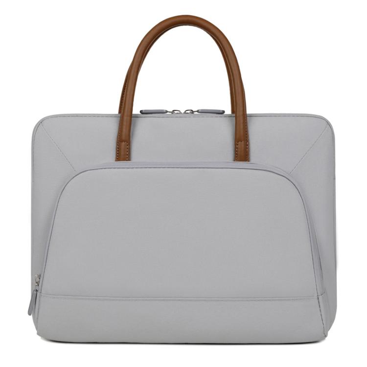 

Laptop Storage Waterproof Handbag, Size: 13~13.3 inch(Gray)