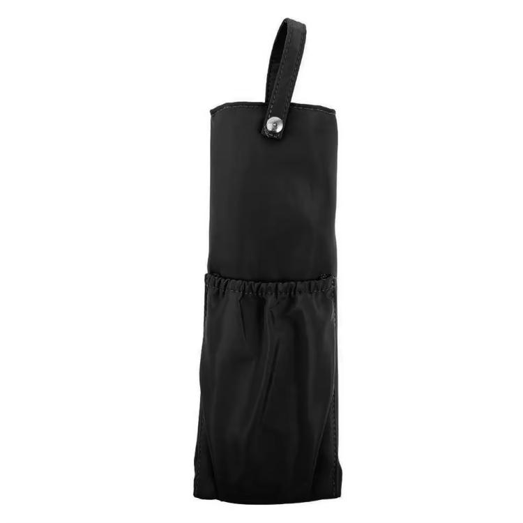 

Curling Iron Hanging Storage Bag High Temperature Resistant Anti-Hot Straightening Iron Bag(Black)