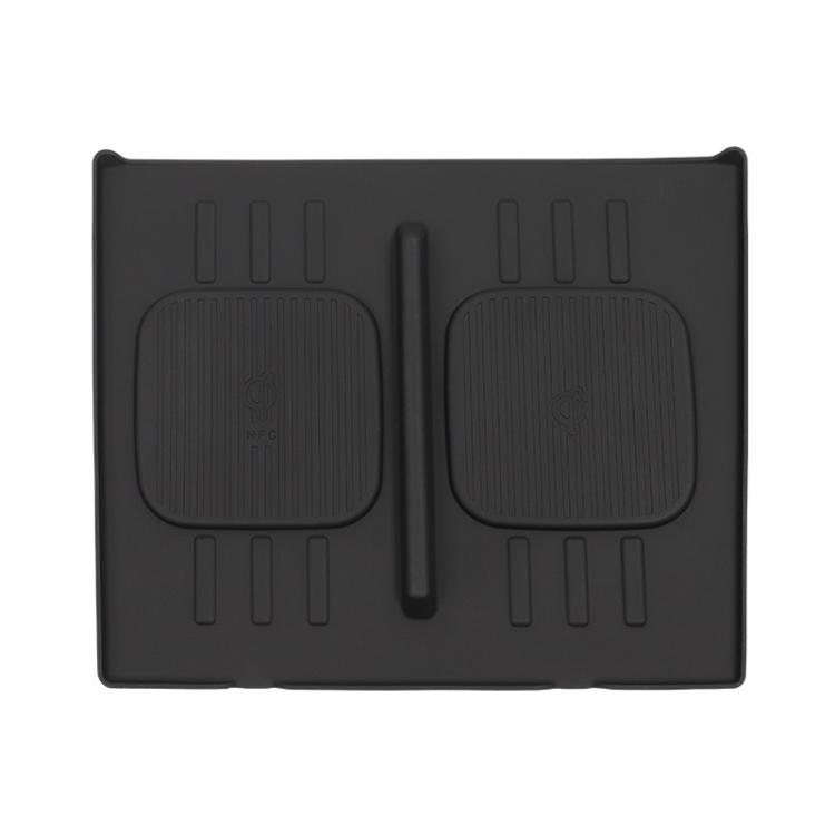 

Anti-Slip Dust-Resistant Wireless Charging Silicone Mat For 2024 Hyundai Santa Fe(Black)