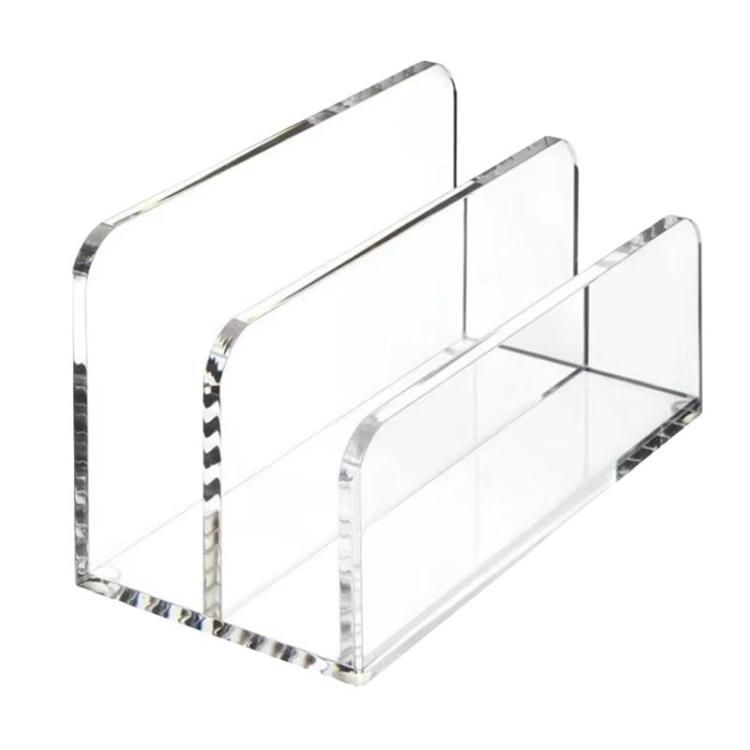 

Acrylic Desk Organizer Box File Rack, Spec: Single