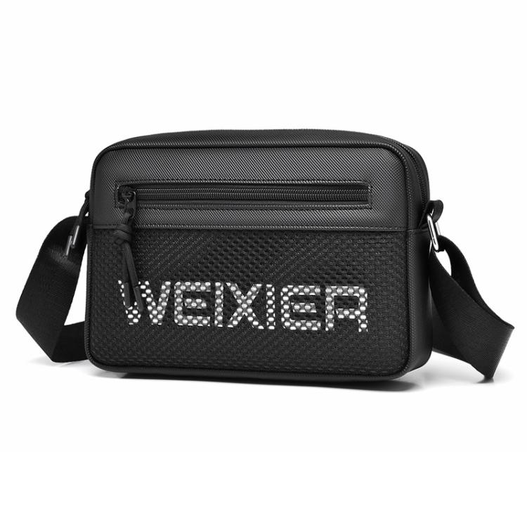 

WEIXIER D839 Men Crossbody Shoulder Bag Portable Large-Capacity Bag(Black)