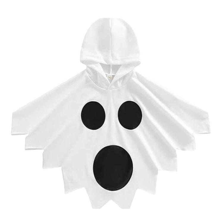 

Halloween Kids Hooded Cape ChildrenCosplay Costume, Style: White Ghost