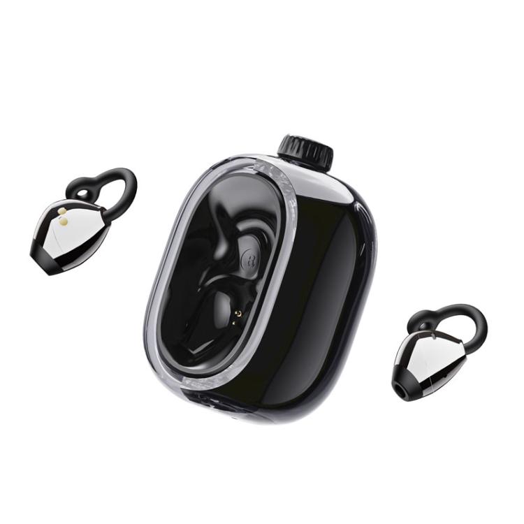 

150 Languages AI Translation Wireless Clip Ear Bluetooth Earphone(Black)