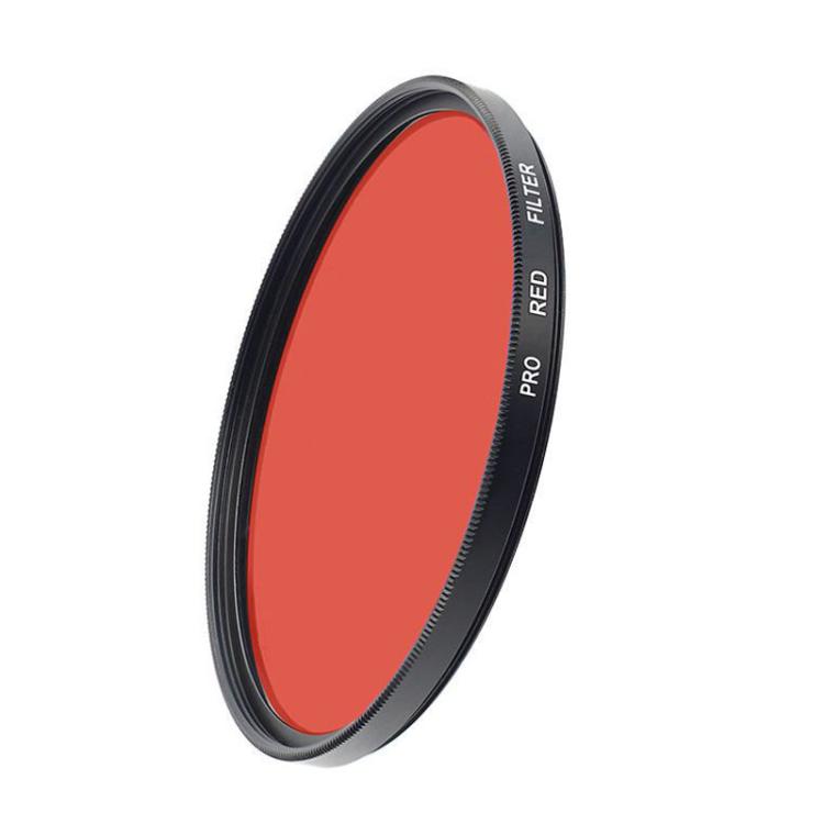 

JSR DSLR Camera Round Color Filter Camera Digital Filters, Size: 30.5mm(Red)