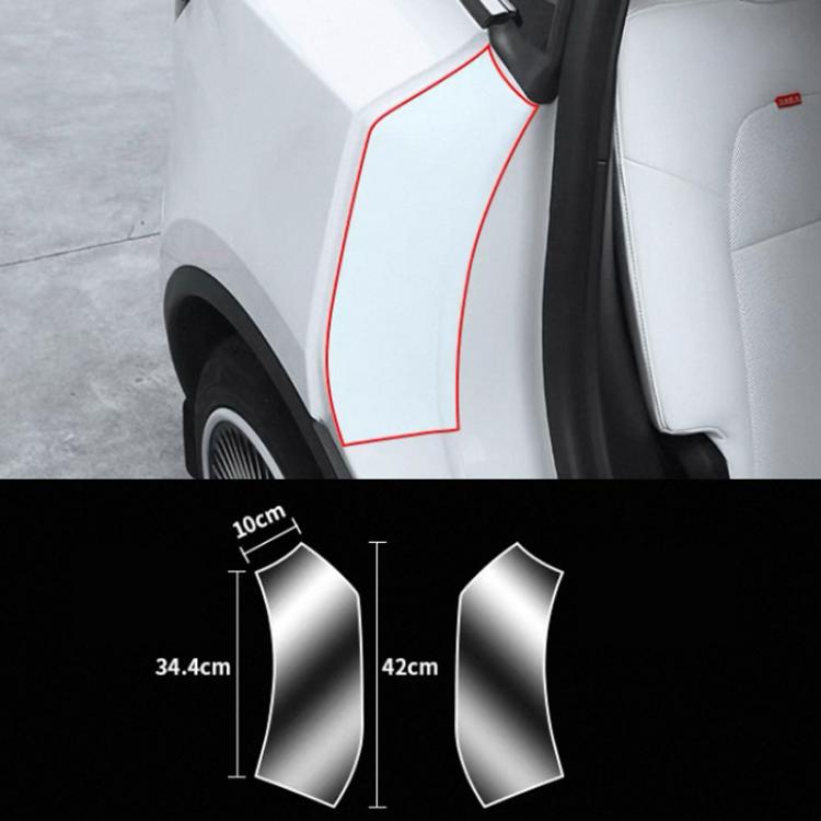 

For Tesla Model Y Transparency Rear Inner Door Anti-Scratch Protective Film