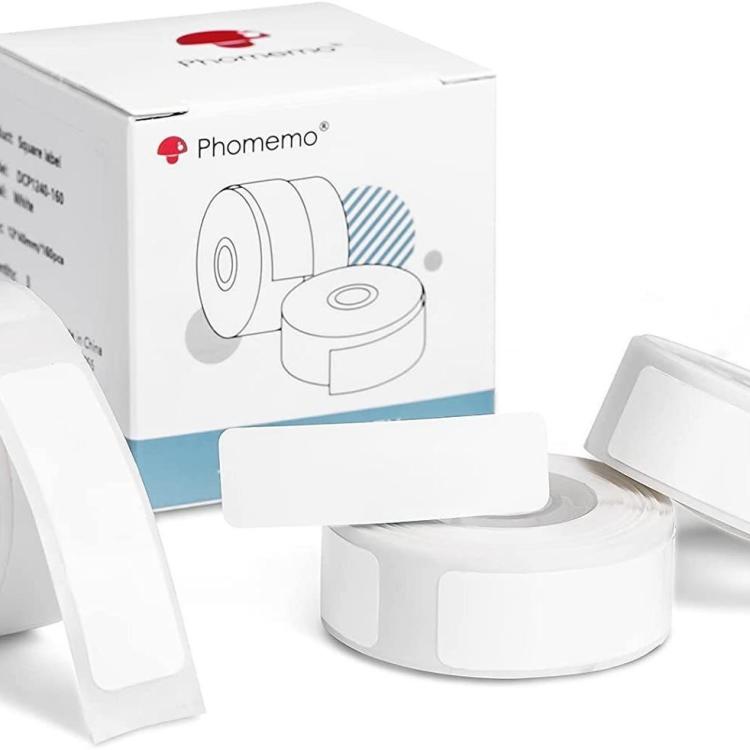 

Phomemo 6mmx22mm-520pcs White Thermal Self-Adhesive Labels For D30 Printer