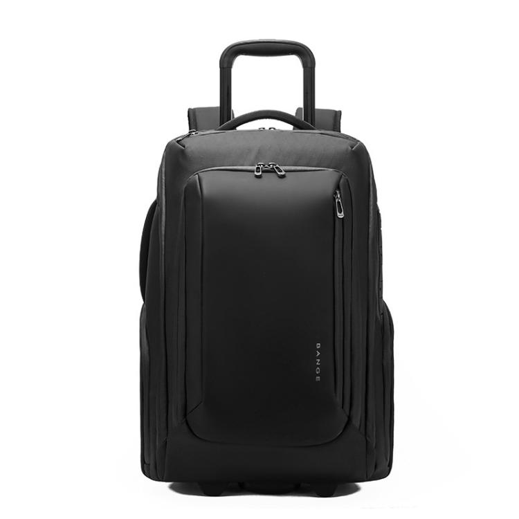 

BANGE BG-8079 Multifunctional Large-Capacity Rolling Backpack Men Business Commuting Backpack(Black)